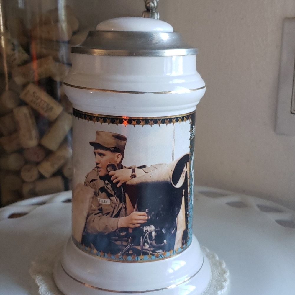 Elvis in the Army  stein
